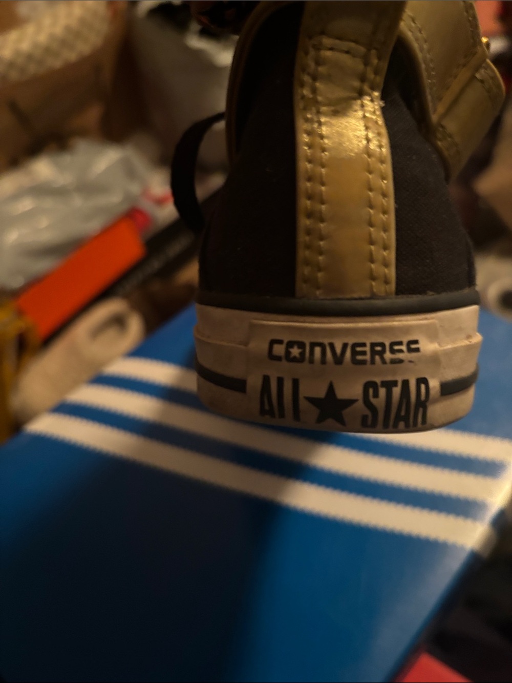Converse High Top Sneaker - Black & Olive